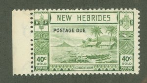 New Hebrides, British #J9 Mint (NH) Single