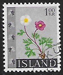 Iceland # 364 - Crowfoot - used....{GBl)