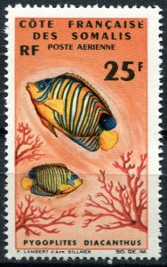 Somali Coast Sc#C43 MNH, 25fr multi, Marine Life (1989) (1966)