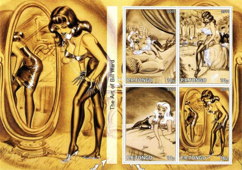 TONGO SHEET IMPERF CINDERELLA ART PIN UP PIN-UP