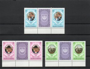 Maldive Islands 906-908  MNH pairs