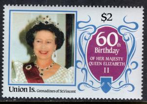 St Vincent Grenadines Union Island 215 Queen Elizabeth II MNH VF