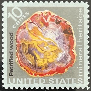 Scott #1538 1974 10¢ Mineral Heritage Petrified Wood MNH OG XF