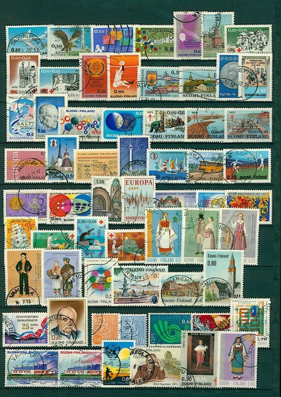 Finland 1970/85 strong collection to include sets and singles will be VFU Stamps