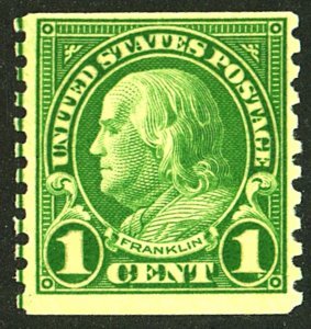 U.S. #597 MINT OG LH