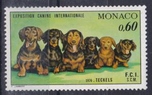 Monaco 1017 MNH 1976 Intl. Dog Show