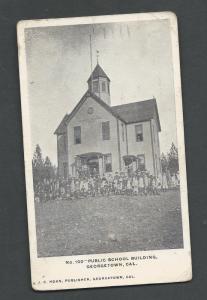 319 type 1 used on a post card Georgetown School posted 8-13-1908