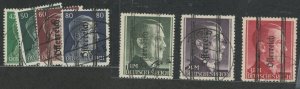 Austria #420-426 Used