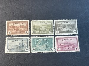 CANADA # 268-273-MINT/NEVER HINGED--COMPLETE SET--1946