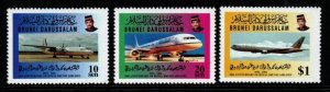 BRUNEI SG537/9 1994 ROYAL BRUNEI AIRLINES MNH