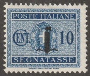 Italy, Stamp, Scott#J2,  mint, hinged,  Postage Due,  I.S.R., 10