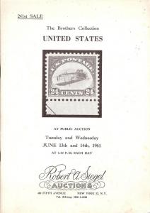 The Brothers Collection: United States, Robert A. Siegel ...