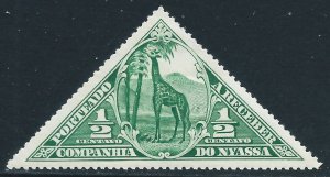 Nyassa, Sc #J1, 1/2c MH