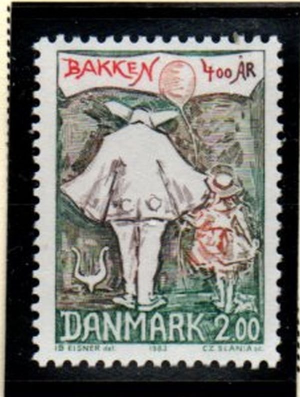 Denmark Sc 733 1983 Amusement Park stamp mint NH
