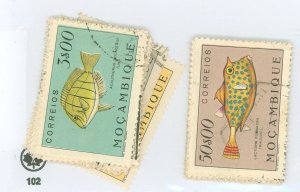 Mozambique #332-355 Used Single (Complete Set)