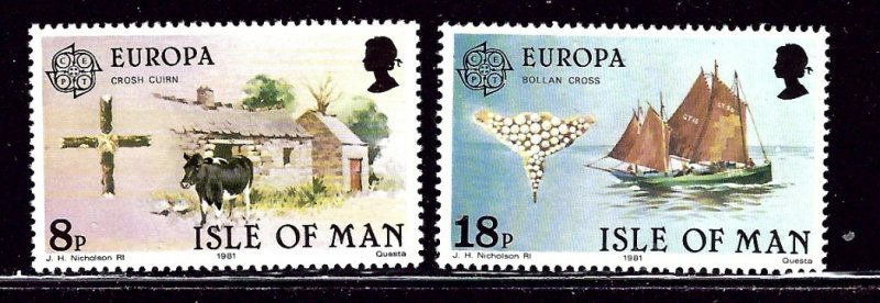 Isle of Man 191-92 MNH 1981 Europa    (ap2998)