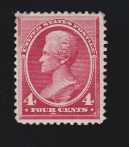 US 215 4c Jackson Mint F-VF OG VLH SCV $180