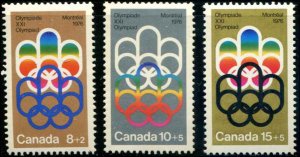 Canada SC# B1-3 Olympics set MNH