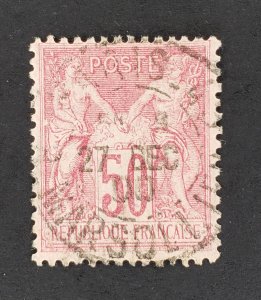 France, Scott #101, AVG-F used, SON Paris Marsollier CDS