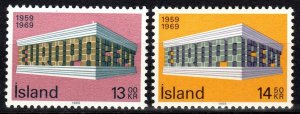 Iceland #406-7 MNH CV $4.20  (V5369)