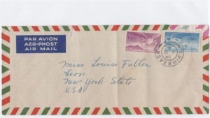 ireland 1950 large air mail stamps cover ref r15519