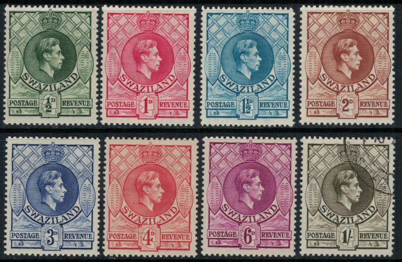 Swaziland #27-34*/u  CV $9.45
