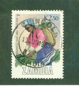 ZAMBIA 446 USED BIN $1.50