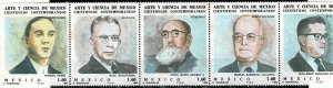 MEXICIO 1982  MEXICAN SCIENTISTS  MNH