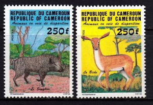 Cameroun 1984 Endangered Species Mint MNH Set SC 761-762