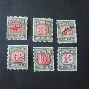 Australia Sc J86,88,89,91,93,94 FU