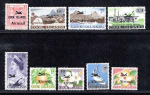 COOK ISLANDS SC# C1-9 FVF/MOG