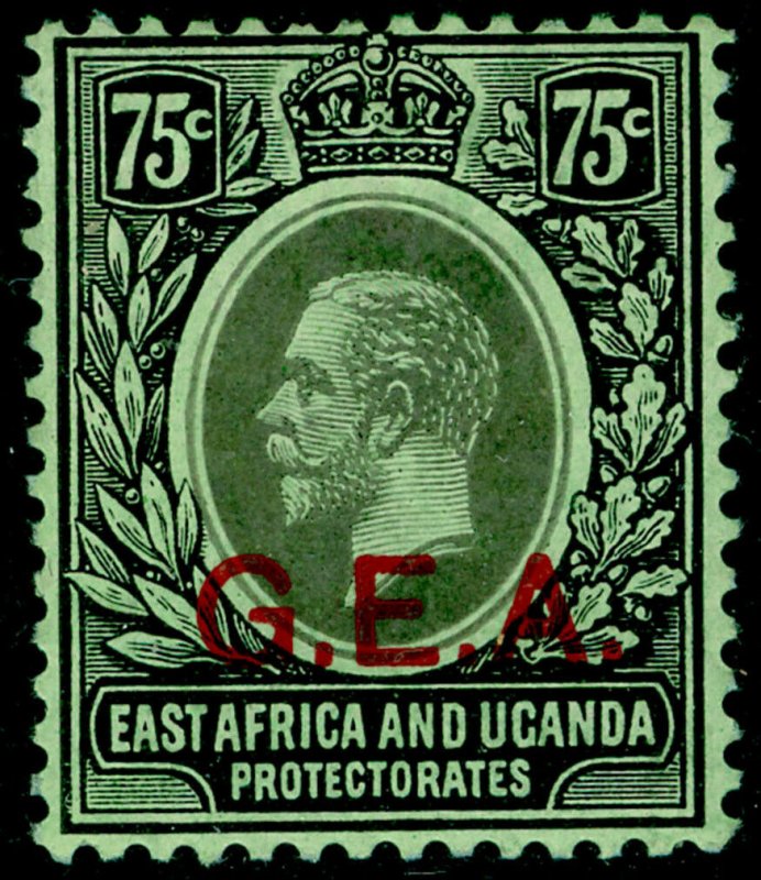 TANGANYIKA SG54a, 75c black/blue-green, M MINT.