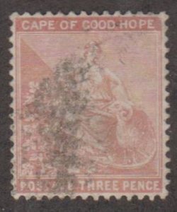 Cape of Good Hope Scott #25 Stamp - Used Single