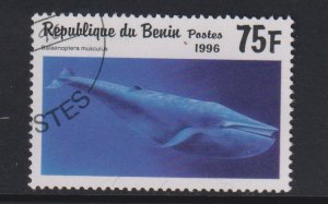 Benin   #938 cancelled 1996   marine mammals  75fr