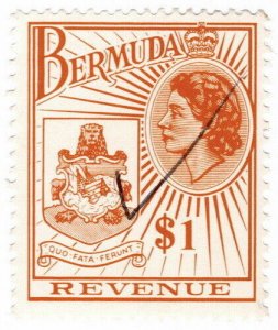 (I.B) Bermuda Revenue : Duty Stamp $1