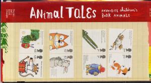 Great Britain 2006 Animal Tales perf set of 8 (4 se-tenan...