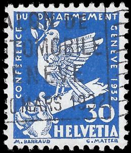 Switzerland 1932 Sc 210-15, C16-18 uvf  complete Disarmament Conference Issue