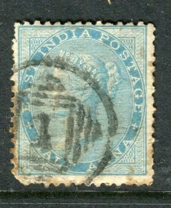 INDIA; 1856-64 early classic QV issue fine used value + Diamond POSTMARK