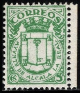 1937 Spain Civil War Charity 5 Centimos Seal Of The Alcalá La Real City Council