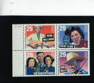 2771-2774 Country Music, MNH UL-PB/4