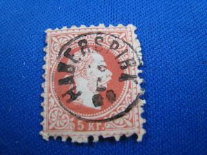 AUSTRIA 1867 STAMP WITH NICE POSTMARK