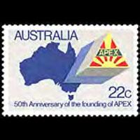 AUSTRALIA 1981 - Scott# 778 APEX 50th. Set of 1 NH