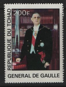 CHAD, 333, MNH, 1977, General De Gaulle