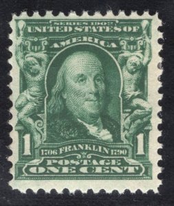 US STAMPS #300 MINT OG H LOT #21192