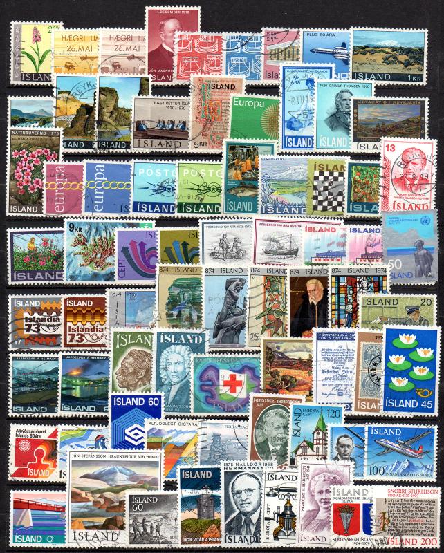 ICELAND. Small colection.