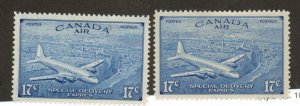Canada CE3 Mint never hinged, CE4 Set Mint hinged
