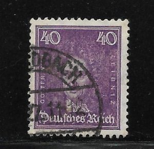 German Reich (1926/1927) - Scott #360 40pf Deep Violet, Very Fine - Used