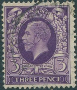 Great Britain 1934 SG444 3d reddish-violet KGV FU