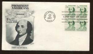 Fleetwood Prominent American Abraham Alfonse Albert Gallatin 1967 US Stamp #1279