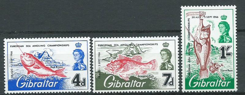 Gibraltar  SG 190 - 192 set  MUH